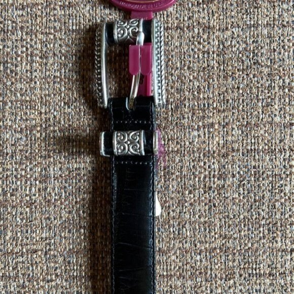 Brighton Black and Silver Women's Belt - Picture 7 of 7